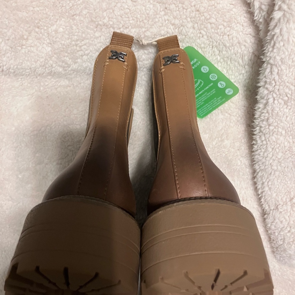 Sam Edelman Laguna2 Waterproof suede boots in Desert Olive (camel & tan) 6.5 - Picture 7 of 7